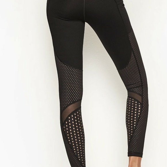 🌹NeW🌹 VS KNOCKOUT BLACK CUTOUT LEGGINGS L LARGE - Picture 6 of 10